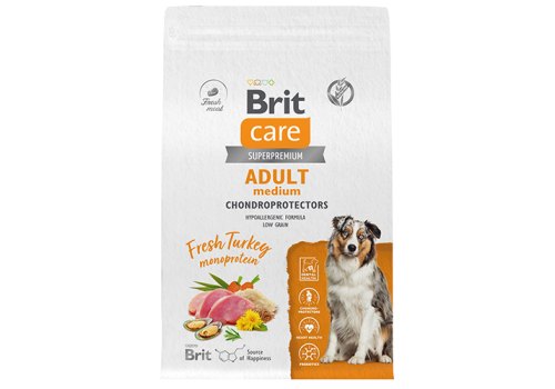 Brit Care Adult Medium Dental Health Turkey / Сухой корм Брит для взрослых собак Средних пород Здоровые зубы Индейка Brit Care Adult Medium Dental Health Turkey / Сухой корм Брит для взрослых собак Средних пород Здоровые зубы Индейка