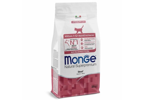 Monge Kitten Speciality Line Monoprotein Beef / Сухой корм Монж Монопротеиновый для Котят Говядина