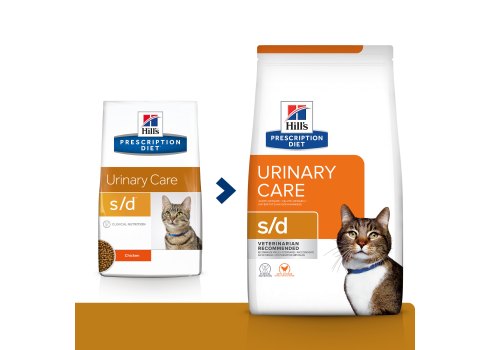 Hills Prescription Diet s\d Urinary Care / Лечебный корм Хиллс для кошек при МКБ Струвиты Курица
