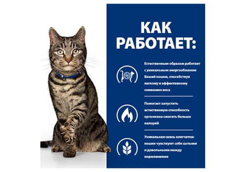 Hills Prescription Diet Metabolic Weight loss & maintenance / Лечебный корм Хиллс для кошек Коррекция веса Курица