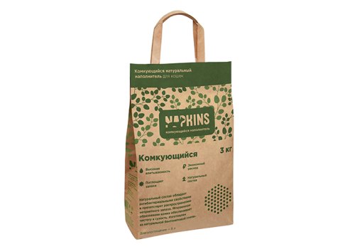 NAPKINS / Комкующийся Наполнитель Напкинс для кошачьего туалета NAPKINS / Комкующийся Наполнитель Напкинс для кошачьего туалета