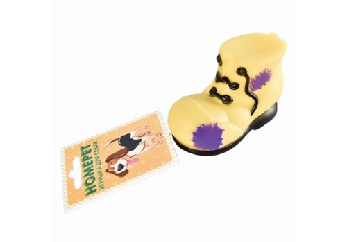 Homepet / Игрушка Хоумпет для собак Ботинок с пищалкой винил Homepet / Игрушка Хоумпет для собак Ботинок с пищалкой винил