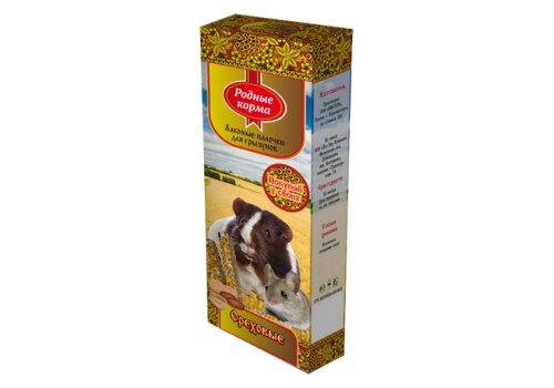 Родные Корма / Лакомые палочки для Грызунов Ореховые Родные Корма / Лакомые палочки для Грызунов Ореховые