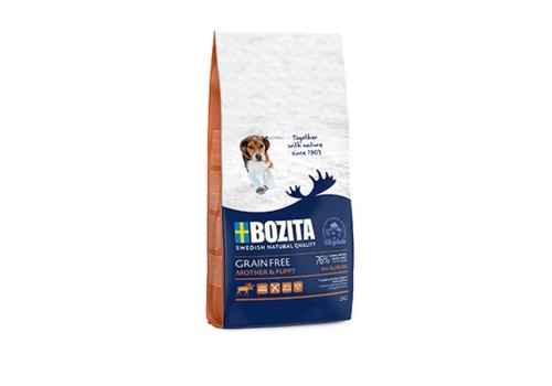 Bozita Grain free Mother & Puppy Elk / Сухой Беззерновой корм Бозита для Щенков, юниоров, беременных и кормящих собак с мясом Лося Bozita Grain free Mother & Puppy Elk / Сухой Беззерновой корм Бозита для Щенков, юниоров, беременных и кормящих собак с мясом Лося
