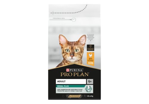 PRO PLAN ORIGINAL / Сухой корм ПРО ПЛАН для взрослых кошек для поддержания здоровья почек с курицей PRO PLAN ORIGINAL / Сухой корм ПРО ПЛАН для взрослых кошек для поддержания здоровья почек с курицей