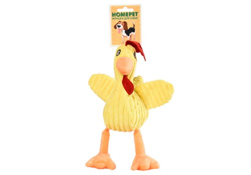 Homepet / Игрушка Хоумпет для собак Петух плюшевый с пищалкой и шуршащим эффектом Homepet / Игрушка Хоумпет для собак Петух плюшевый с пищалкой и шуршащим эффектом