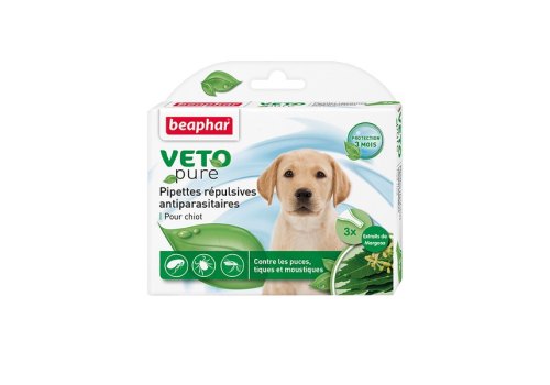 Beaphar Veto Nature / Капли Беафар от Блох, Клещей и Комаров с экстрактом Маргозы для Щенков Beaphar Veto Nature / Капли Беафар от Блох, Клещей и Комаров с экстрактом Маргозы для Щенков