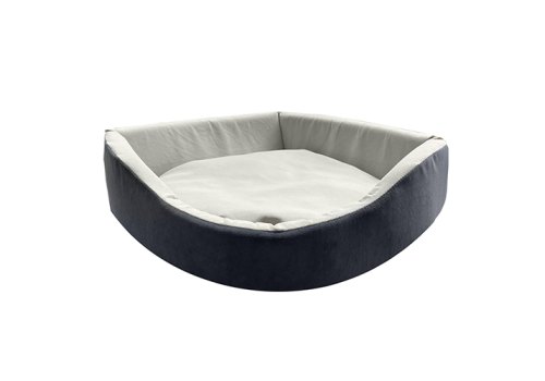 Homepet Catania / Лежак Хоумпет для домашних животных Угловой Серо-белый Homepet Catania / Лежак Хоумпет для домашних животных Угловой Серо-белый