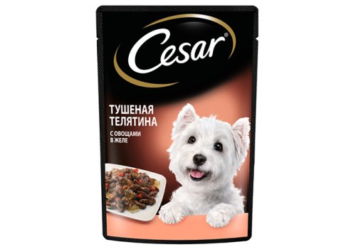 Cesar / Паучи Цезарь для собак Тушеная телятина с овощами (цена за упаковку) Cesar / Паучи Цезарь для собак Тушеная телятина с овощами (цена за упаковку)
