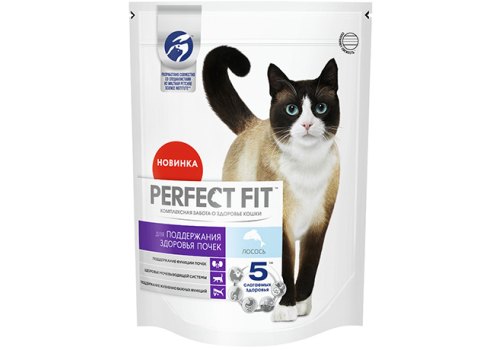 Perfect Fit / Сухой корм Перфект Фит для взрослых кошек для Поддержания Здоровья Почек Лосось Perfect Fit / Сухой корм Перфект Фит для взрослых кошек для Поддержания Здоровья Почек Лосось