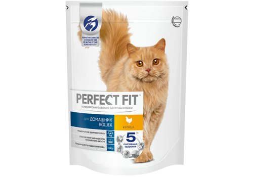 Perfect Fit In-home / Сухой корм Перфект Фит для домашних кошек Курица Perfect Fit In-home / Сухой корм Перфект Фит для домашних кошек Курица