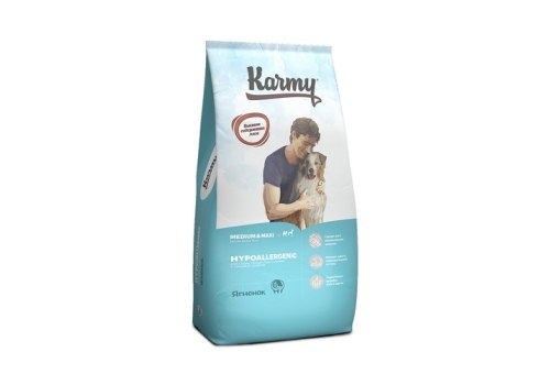 Karmy Hypoallergenic Medium Maxi / Сухой корм Карми для собак Средних и Крупных пород Гипоаллергенный Ягненок Karmy Hypoallergenic Medium Maxi / Сухой корм Карми для собак Средних и Крупных пород Гипоаллергенный Ягненок