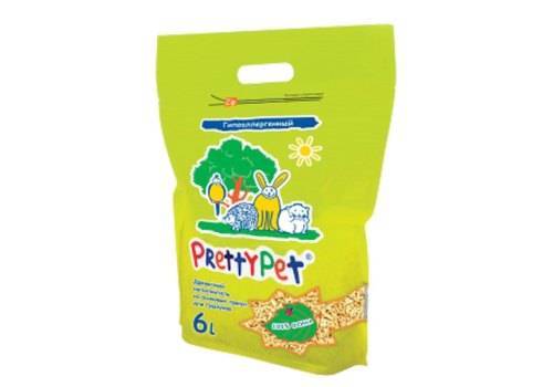 PrettyPet / Наполнитель ПриттиКэт для Грызунов и Птиц Древесный Осиновый PrettyPet / Наполнитель ПриттиКэт для Грызунов и Птиц Древесный Осиновый