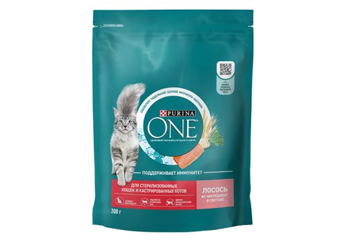 PURINA ONE STERILISED / Сухой корм Пурина УАН для взрослых стерилизованных кошек с лососем PURINA ONE STERILISED / Сухой корм Пурина УАН для взрослых стерилизованных кошек с лососем