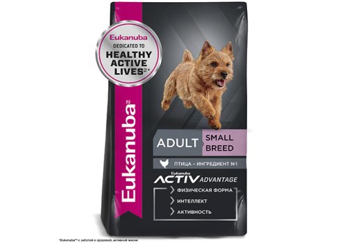 Eukanuba Adult Small Breed / Сухой корм Эукануба для взрослых собак Мелких пород с Курицей Eukanuba Adult Small Breed / Сухой корм Эукануба для взрослых собак Мелких пород с Курицей