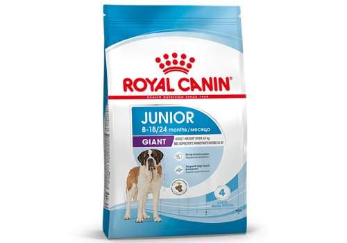 Royal Canin Giant Junior / Сухой корм Роял Канин Джайнт Юниор для Щенков Гигантских пород в возрасте от 8 месяцев до 2 лет Royal Canin Giant Junior / Сухой корм Роял Канин Джайнт Юниор для Щенков Гигантских пород в возрасте от 8 месяцев до 2 лет