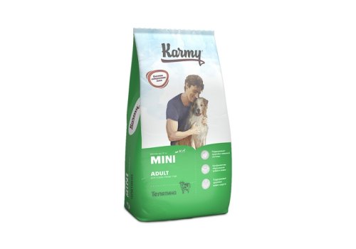 Karmy Mini Adult / Сухой корм Карми для взрослых собак Мелких пород Телятина Karmy Mini Adult / Сухой корм Карми для взрослых собак Мелких пород Телятина