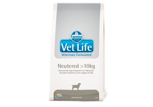 Farmina Vet Life Neutered 10+ / Лечебный корм Фармина для кастрированных или стерилизованных собак массой более 10 кг, профилактика МКБ Farmina Vet Life Neutered 10+ / Лечебный корм Фармина для кастрированных или стерилизованных собак массой более 10 кг, профилактика МКБ
