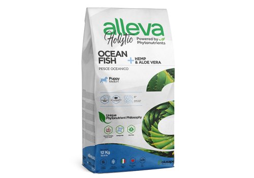 Alleva Holistic Puppy Medium Ocean Fish & Hemp Aloe vera / Сухой корм Аллева для Щенков Средних пород Океаническая рыба Алоэ вера Конопля Alleva Holistic Puppy Medium Ocean Fish & Hemp Aloe vera / Сухой корм Аллева для Щенков Средних пород Океаническая рыба Алоэ вера Конопля