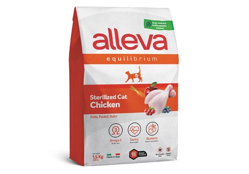 Alleva Equilibrium Sterilized Chicken / Сухой корм Аллева для Стерилизованных кошек Курица Alleva Equilibrium Sterilized Chicken / Сухой корм Аллева для Стерилизованных кошек Курица