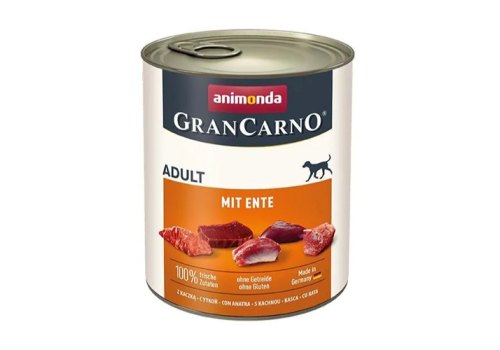 Animonda GranCarno / Консервы Анимонда для собак Утка (цена за упаковку) Animonda GranCarno / Консервы Анимонда для собак Утка (цена за упаковку)