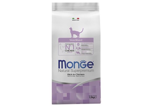 Monge Cat Sterilized / Сухой корм Монж для Стерилизованных кошек Monge Cat Sterilized / Сухой корм Монж для Стерилизованных кошек