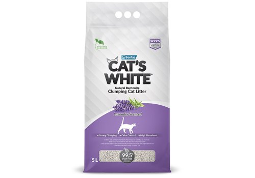 Cat's White Lavender Scented / Комкующийся наполнитель Кэтс Уайт для кошачьего туалета с нежным ароматом Лаванды Cat's White Lavender Scented / Комкующийся наполнитель Кэтс Уайт для кошачьего туалета с нежным ароматом Лаванды