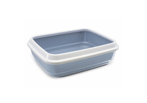 IMAC Jerry / Туалет-лоток Аймак для кошек с бортом Светло-лазурный IMAC Jerry / Туалет-лоток Аймак для кошек с бортом Светло-лазурный