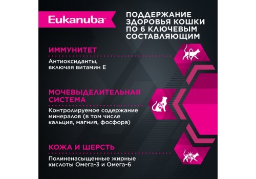 Eukanuba Overweight & Sterilised Adult Chicken / Сухой корм Эукануба для взрослых кошек с Избыточным весом и Стерилизованных с Курицей