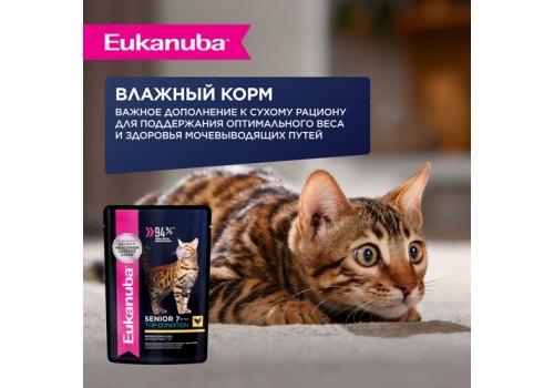 Eukanuba Senior Top Condition Chicken / Сухой корм Эукануба для Пожилых кошек с Курицей