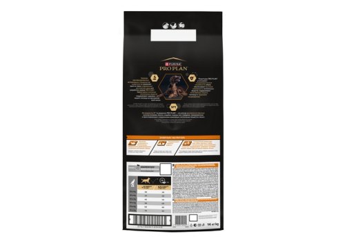 PRO PLAN OPTI BALANCE / Сухой корм ПРО ПЛАН для взрослых собак крупных пород с атлетическим телосложением с курицей