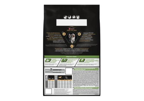 PRO PLAN OPTI START / Сухой корм ПРО ПЛАН для щенков средних пород с курицей