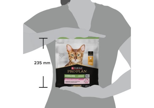 PRO PLAN STERILISED / Сухой корм ПРО ПЛАН для взрослых стерилизованных кошек с чувствительным пищеварением с курицей