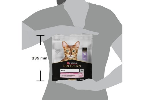 PRO PLAN DELICATE / Сухой корм ПРО ПЛАН для взрослых кошек при чувствительном пищеварении с индейкой